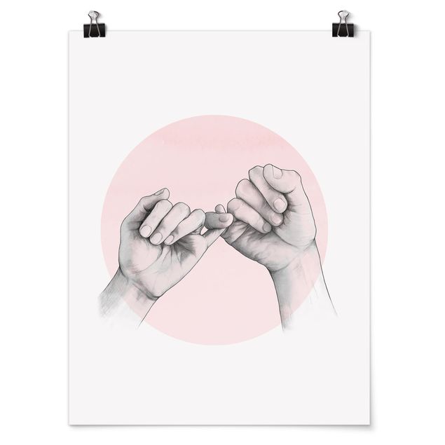 Billeder kære Illustration Hands Friendship Circle Pink White
