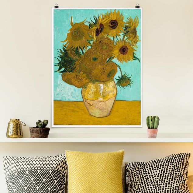 Billeder solsikker Vincent van Gogh - Sunflowers