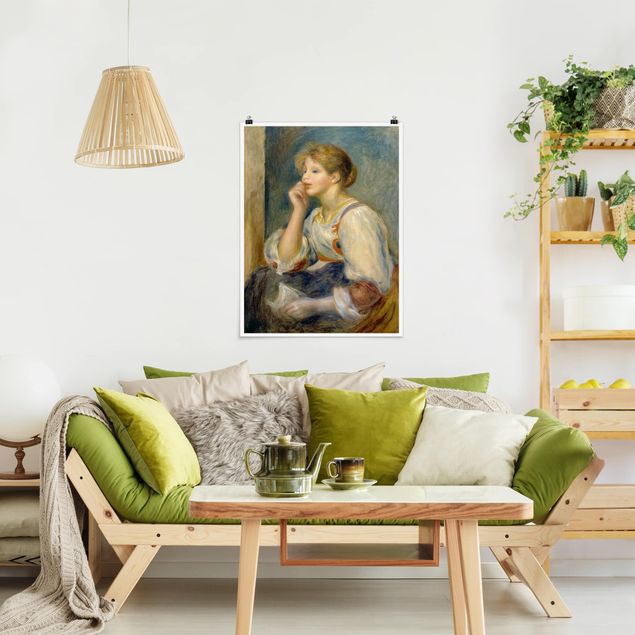 Kunst stilarter impressionisme Auguste Renoir - Woman with a Letter