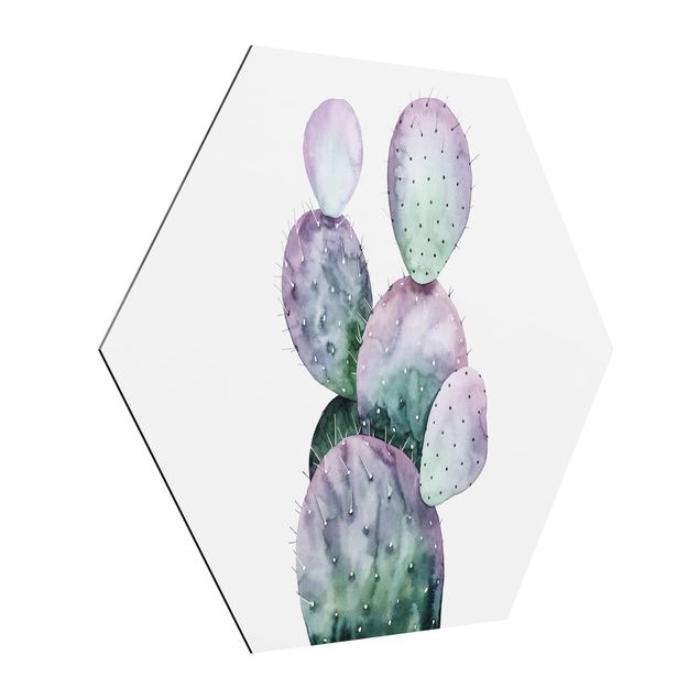 Billeder moderne Cactus In Purple II