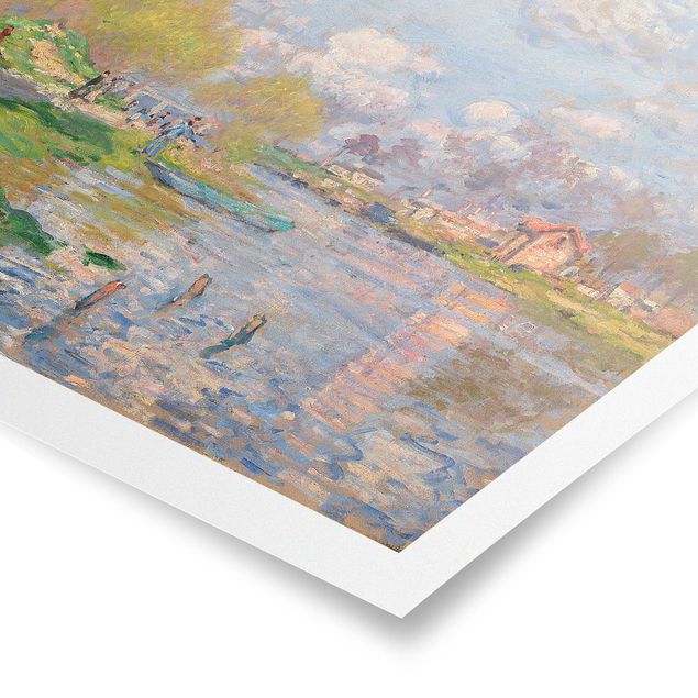 Plakater kunsttryk Claude Monet - Spring On The Seine
