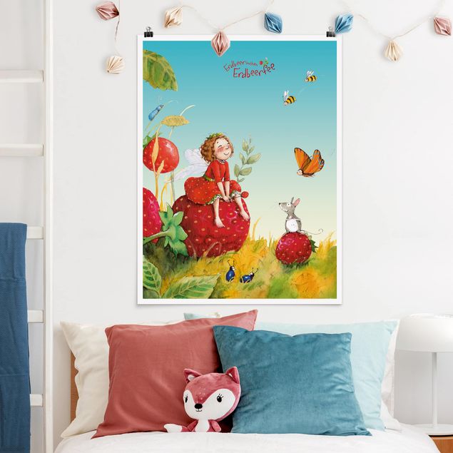 Børneværelse deco Little Strawberry Strawberry Fairy - Enchanting