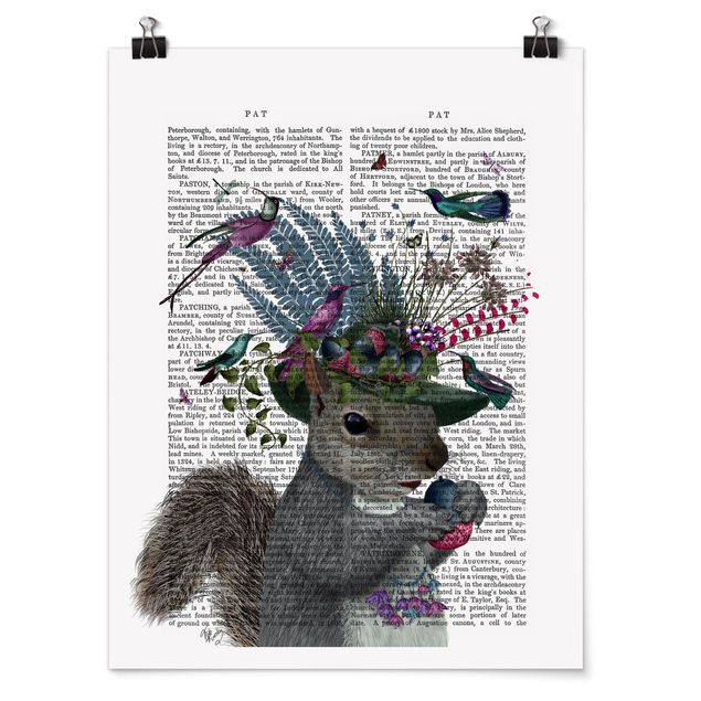 Billeder ordsprog Fowler - Squirrel With Acorns