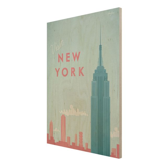 Billeder Henry Rivers Travel Poster - New York