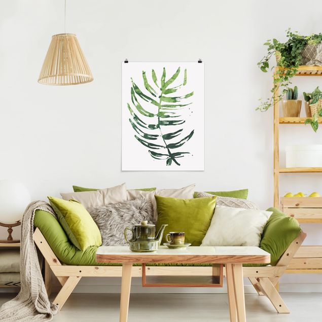Plakater blomster Tropical Leaves Water Color I
