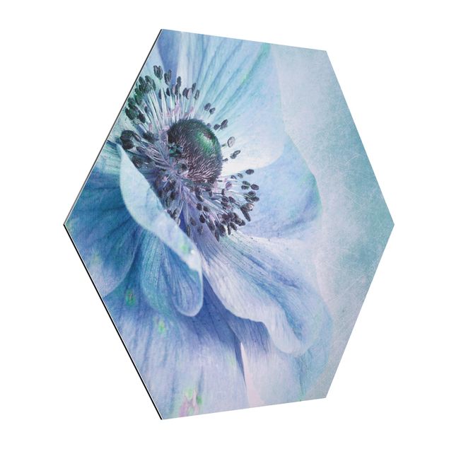 Billeder moderne Flower In Turquoise