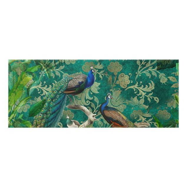Billeder Andrea Haase Shabby Chic Collage - Noble Peacock II