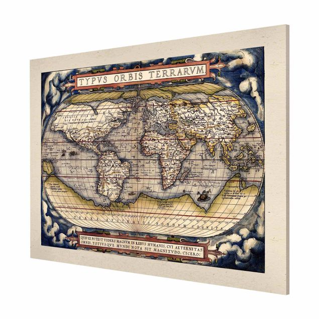 Billeder verdenskort Historic World Map Typus Orbis Terrarum