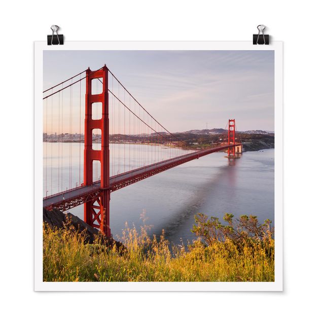 Plakater ordsprog Golden Gate Bridge In San Francisco