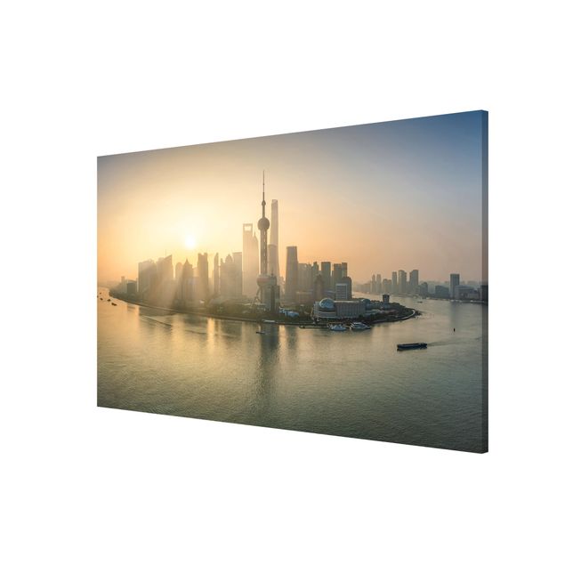 Billeder moderne Pudong At Dawn