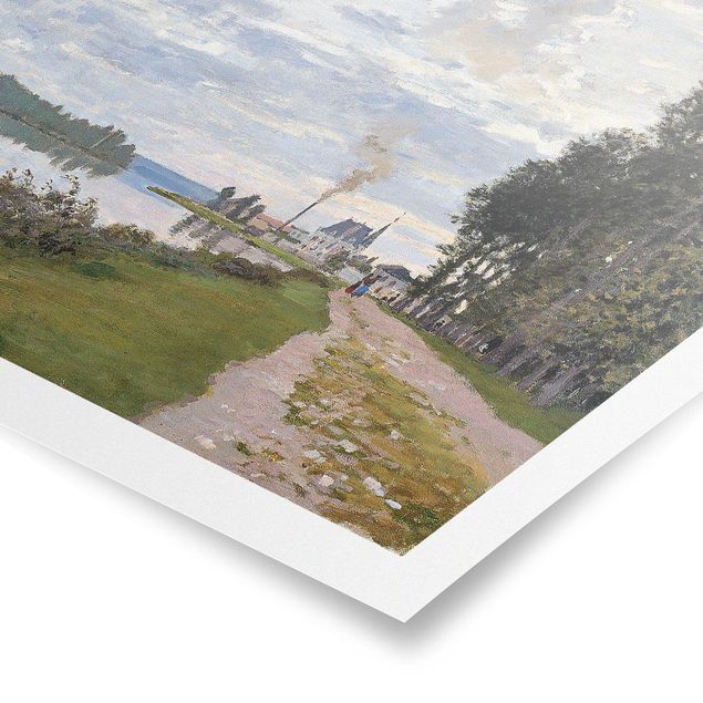 Plakater kunsttryk Claude Monet - The Waterfront At Argenteuil