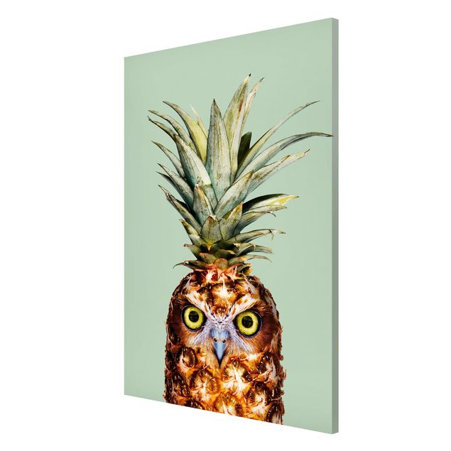 Magnettavler dyr Pineapple With Owl