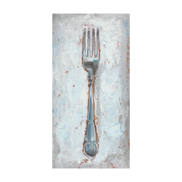 Grå tæppe Impressionistic Cutlery - Fork