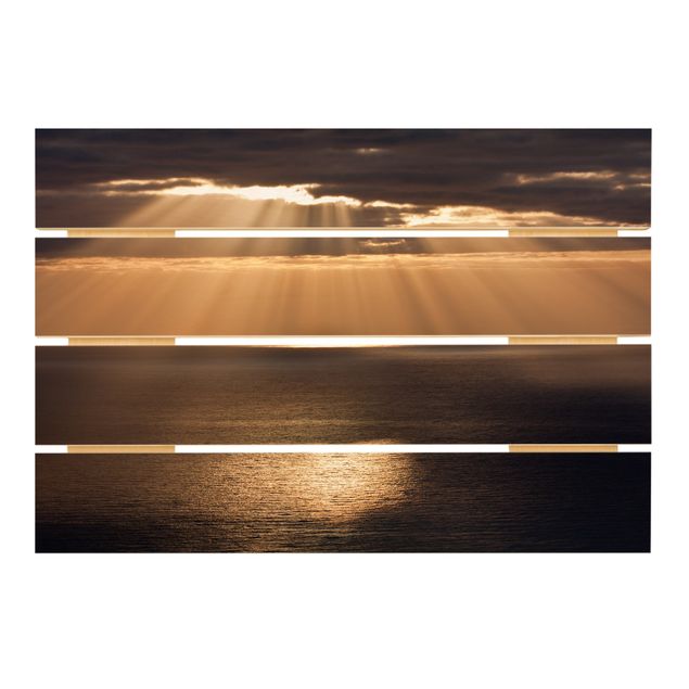 Billeder Uwe Merkel Sun Beams Over The Ocean