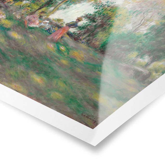 Plakater kunsttryk Auguste Renoir - Landscape With Figures