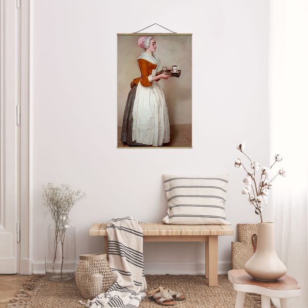 Kunst stilarter Jean Etienne Liotard - The Chocolate Girl