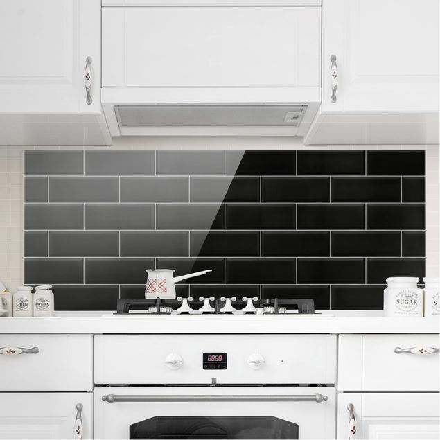 køkken dekorationer Ceramic Tiles Black