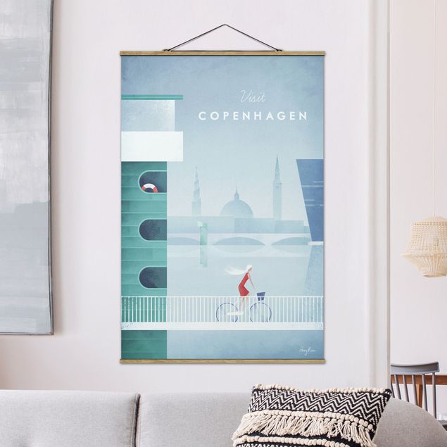 køkken dekorationer Travel Poster - Copenhagen