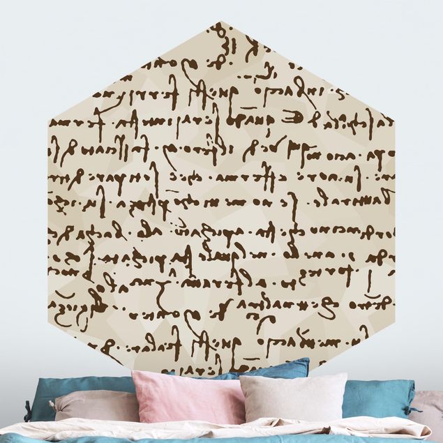 Tapet moderne Da Vinci Manuscript
