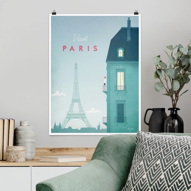 køkken dekorationer Travel Poster - Paris
