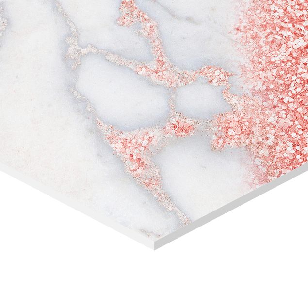 Billeder Marble Optics With Pink Confetti