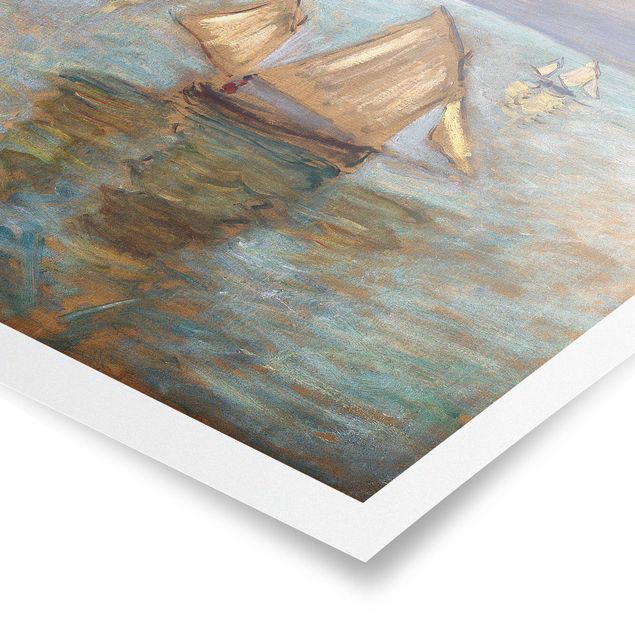 Billeder landskaber Claude Monet - Fishing Boats Near Pourville