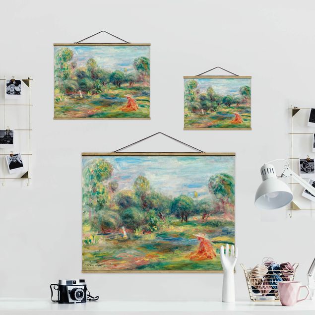 Billeder kunsttryk Auguste Renoir - Landscape At Cagnes