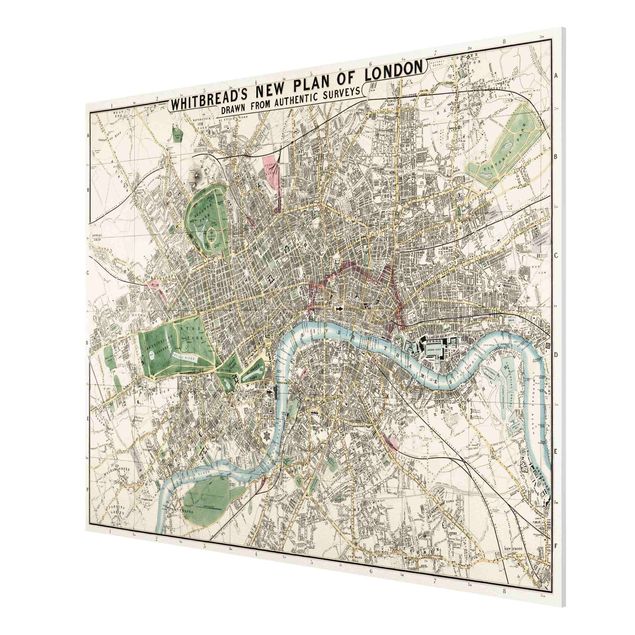 Billeder arkitektur og skyline Vintage Map London