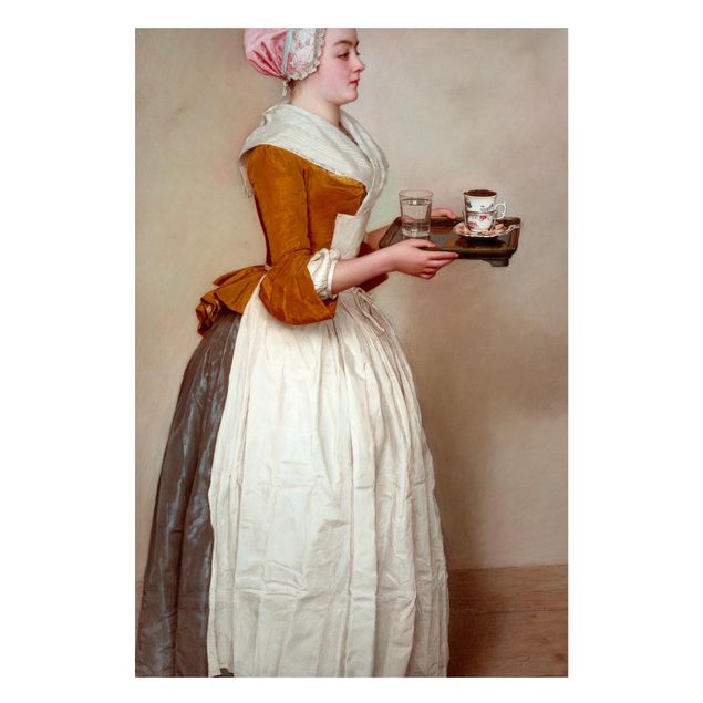 køkken dekorationer Jean Etienne Liotard - The Chocolate Girl