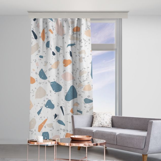 Moderne gardiner Detailed Terrazzo Pattern Asti