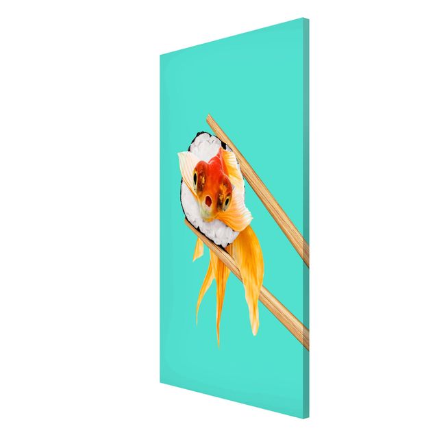 Magnettavler dyr Sushi With Goldfish