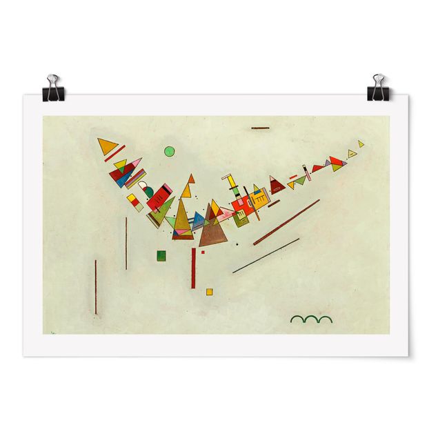 Plakater kunsttryk Wassily Kandinsky - Angular Swing