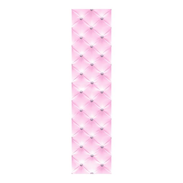 Panelgardiner mønstre Diamond Light Pink Luxury