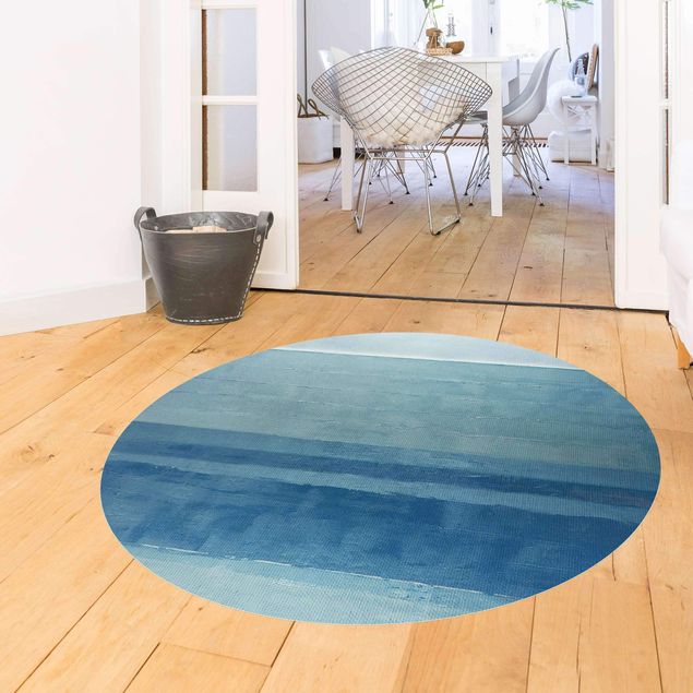 blåt gulvtæppe The Flood