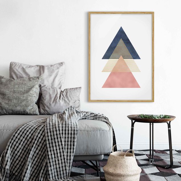 Billeder abstrakt Three Triangles