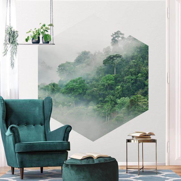 Fototapet landskaber Jungle In The Fog