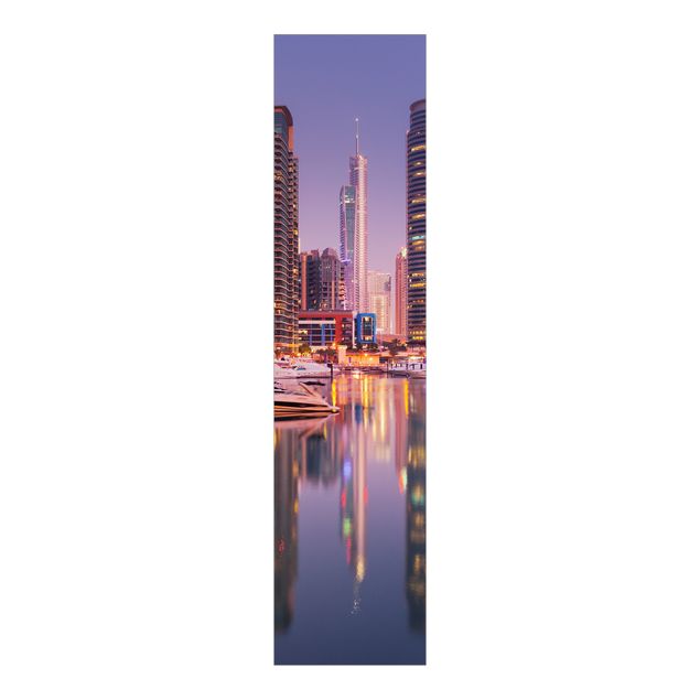 Panelgardiner arkitektur og skyline Dubai Skyline And Marina