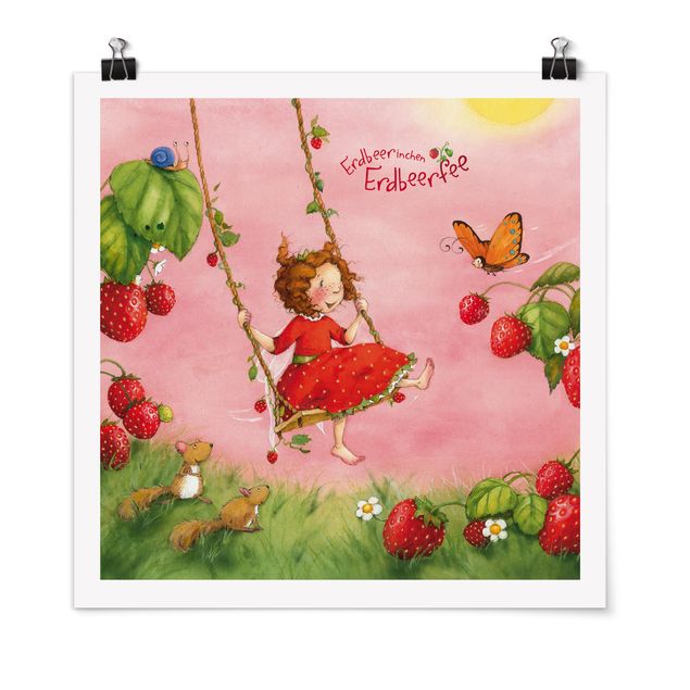 Billeder lyserød Little Strawberry Strawberry Fairy - Tree Swing