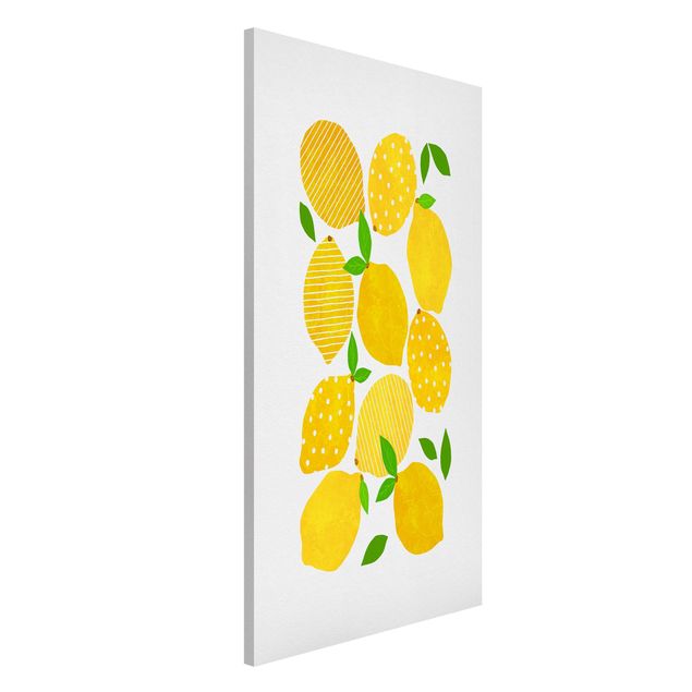 køkken dekorationer Lemon With Dots