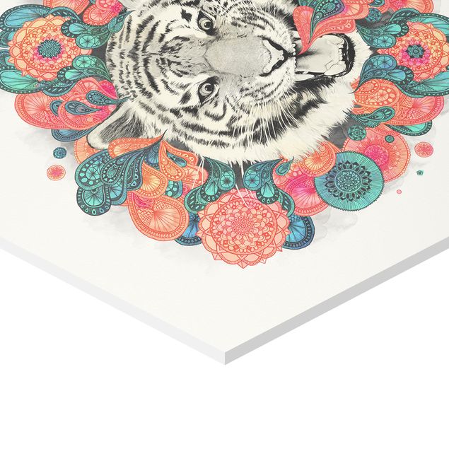 Billeder Illustration Tiger Drawing Mandala Paisley