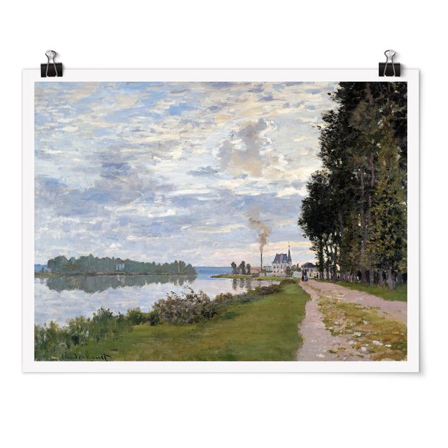 Billeder landskaber Claude Monet - The Waterfront At Argenteuil