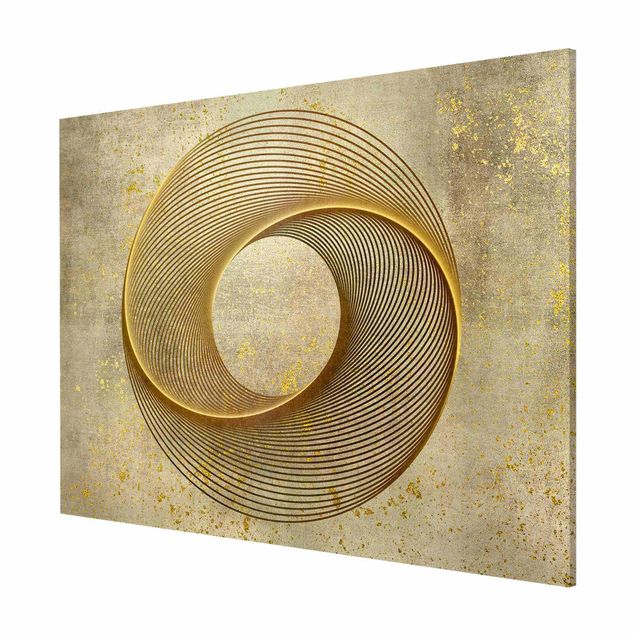 Billeder mønstre Line Art Circling Spirale Gold