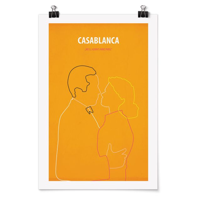 Billeder kunsttryk Film Poster Casablanca