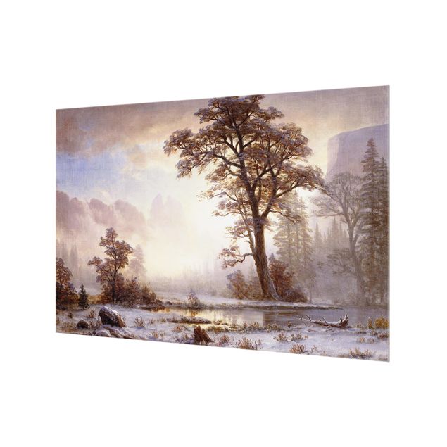 Kunsttryk Albert Bierstadt - Yosemite Valley At Snowfall
