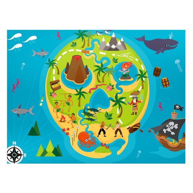 Billeder bjerge Playoom Mat Pirates - Welcome To The Pirate Island