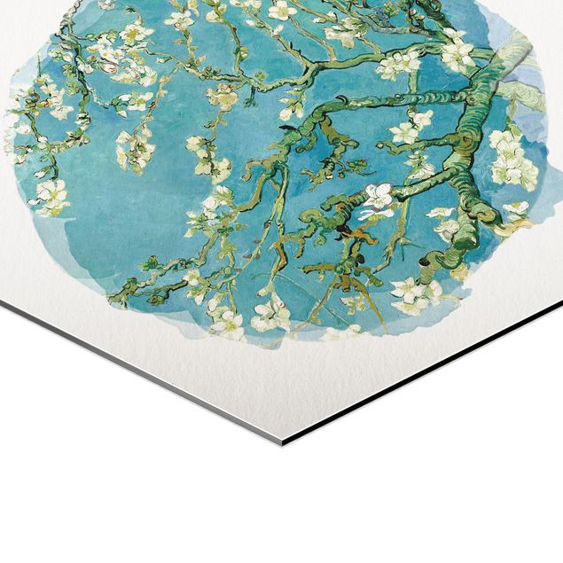 Billeder Vincent van Gogh WaterColours - Vincent Van Gogh - Almond Blossom