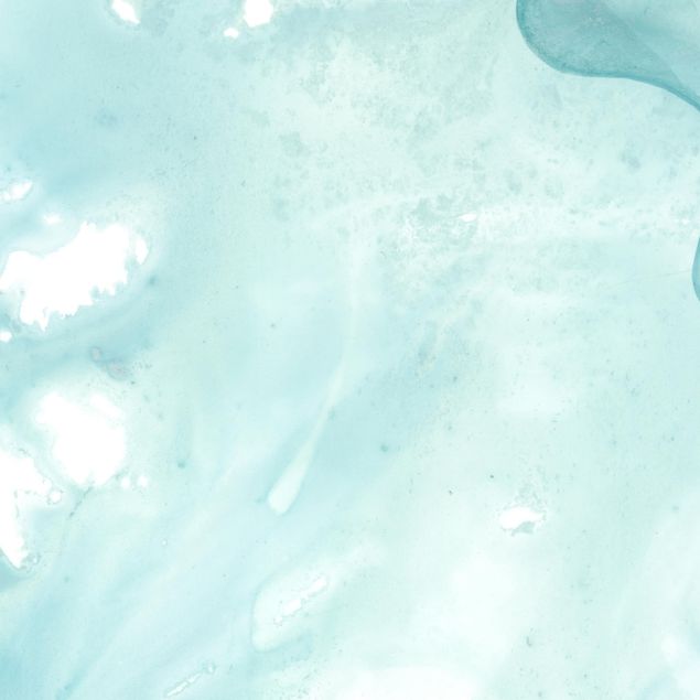 Møbelfolier sideborde Emulsion In White And Turquoise I