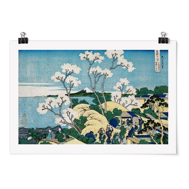 Plakater kunsttryk Katsushika Hokusai - The Fuji Of Gotenyama