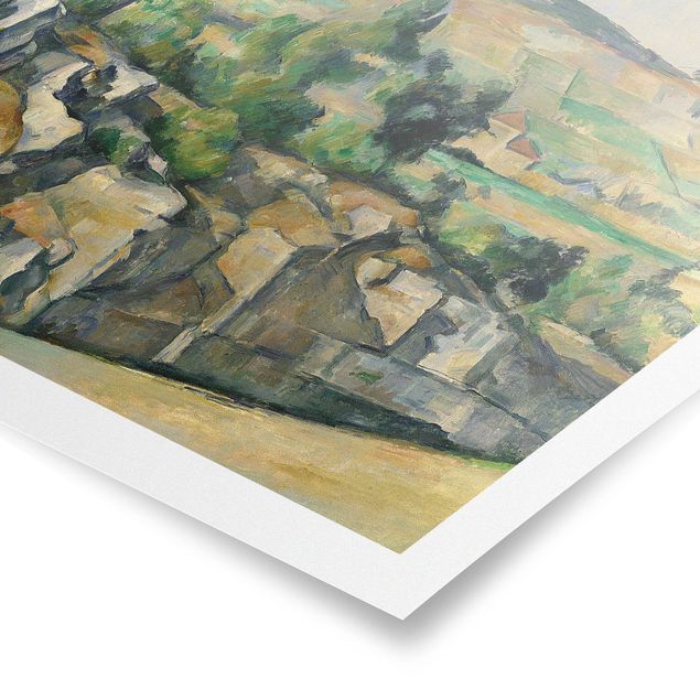 Billeder landskaber Paul Cézanne - Hillside In Provence