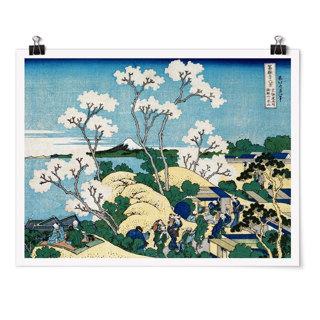 Plakater kunsttryk Katsushika Hokusai - The Fuji Of Gotenyama